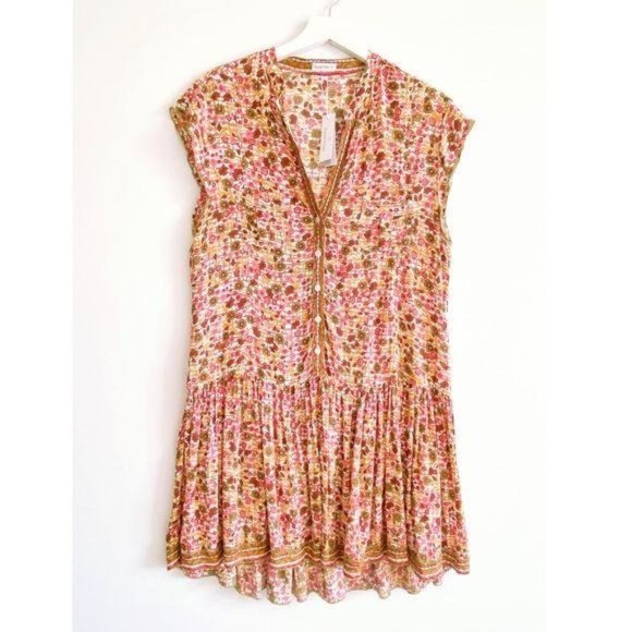 Poupette St Barth Dresses & Skirts - NWT Poupette St Barth Amora Drop Waist Mini Dress